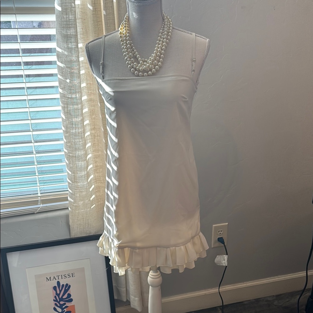 Joy Mangano Cream Midi Dress